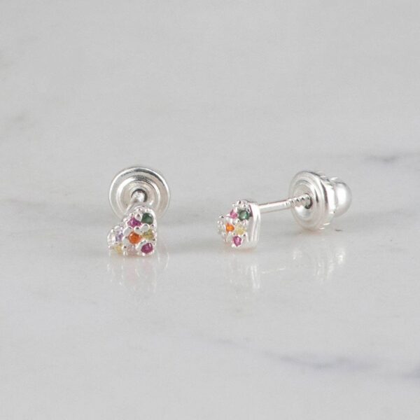 TOPO CORAZON CIRCONES MINI