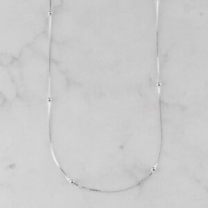 CADENA VENECIANA BOLITAS 2MM-45CM